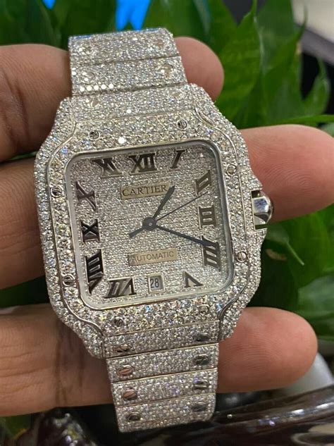 cartier diamond watches|cartier watches diamond men's.